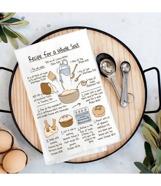 Spiritual Recipe For A Whole Soul Tea Towel