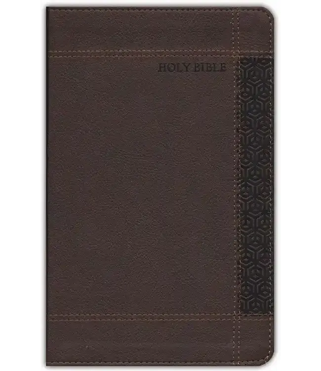 NRSVue  Holy Bible, Personal Size, Leathersoft, Brown, Comfort Print