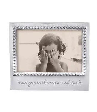 Love You To the Moon and Back Beaded 4x6 Frame