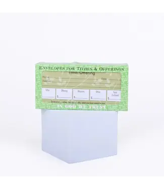 Offering Envelope Deut.12:6-7 Tithe/Offering 100Ct