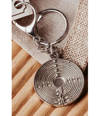 Labyrinth Keychain 1 1/2"