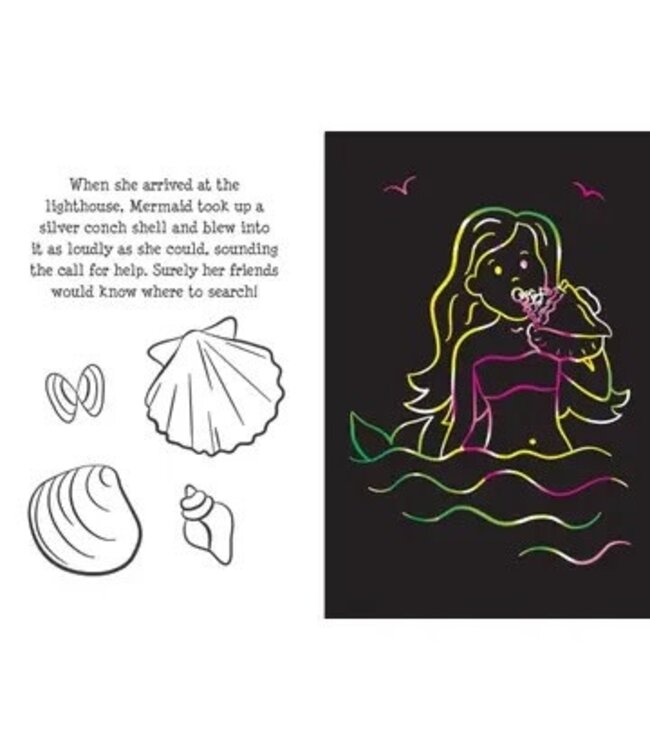 Mermaid Adventure Scratch and Sketch
