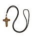 Necklace - Unity Cross Wooden  1.75"