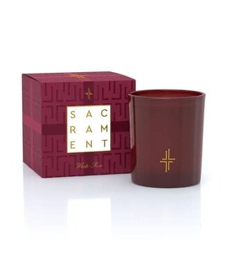 Saint X Ali Landry: White Rose Candle