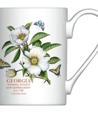Bg Blossoming States Mug Georgia Cherokee Rose