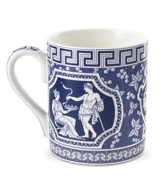 Blue Room Mug, Greek 16 oz