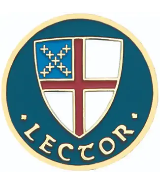 Pin Episcopal Shield Lector