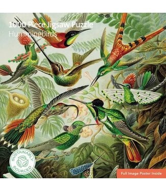 Sustainable Jigsaw Puzzle V&A: Hummingbirds
