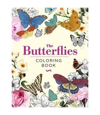 Butterflies Coloring Book By Peter Gray