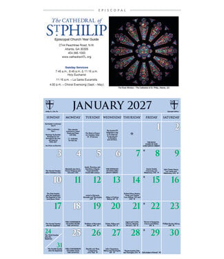 Ashby 2027 Exclusive Cathedral of St. Philip Calendar
