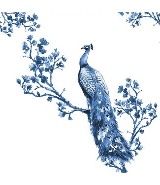 Royal Peacock Cocktail Napkins