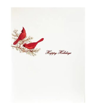 Holiday Cardinals Card
