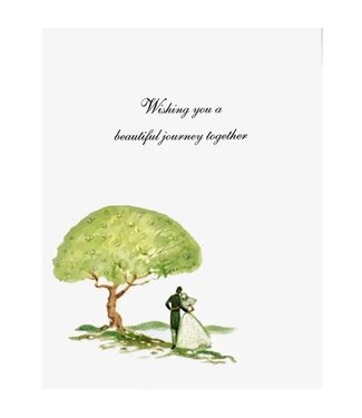Wedding Couple At Tree