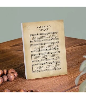 Hymns of Our Heritage Collection Easel Block - Amazing Grace