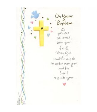 Baby Baptism Card