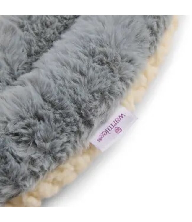 Sherpa Gray Warmies Neck Wrap