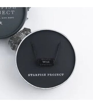 The Pillar Necklace – Matte Black