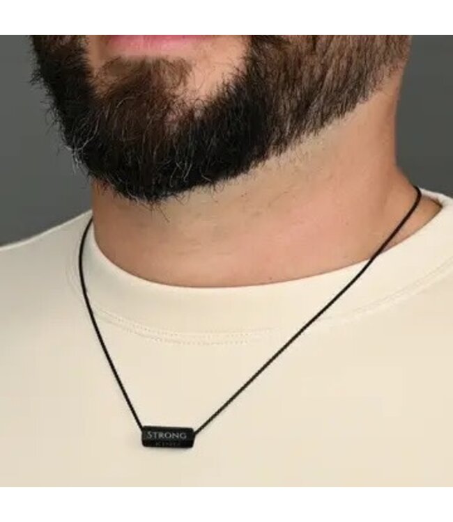 The Pillar Necklace – Matte Black