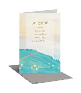 Confirmation Greeting Card – Inspirational Faith Landscape