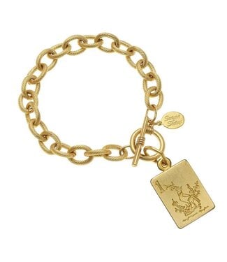 1 Bam Bird Mahjong Tile Bracelet