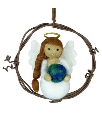 Mini Wreath: Earth Angel Ornament