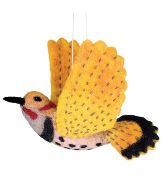 Northern Flicker Woolie Bird Ornament
