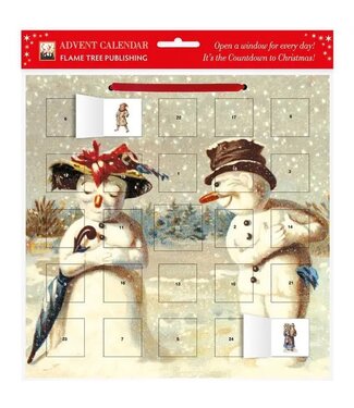 Mr & Mrs Snowman Advent Calendar (with Stickers)