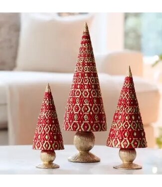 Oriente Cone Tree (Red/Citron)