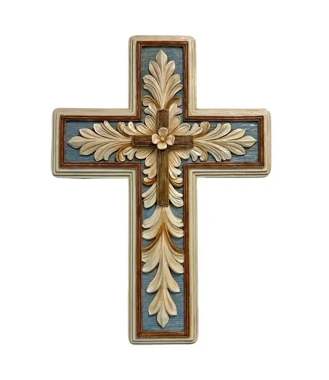 Ornate Vintage Layered Hanging Wall Cross