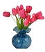 5X5 Aqua Blue Glass Vase