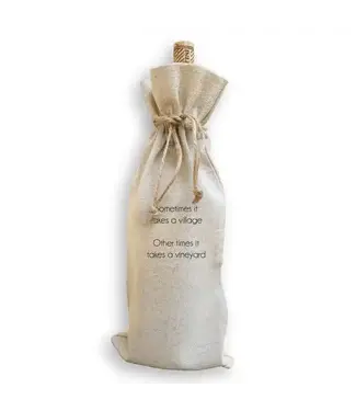 It Takes a Vineyard Wine Bag