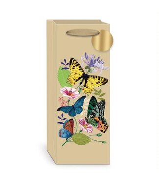 Vintage Butterfly Wine Bag