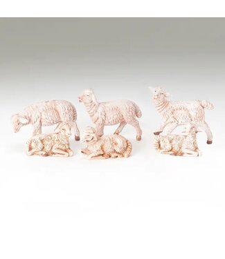 Fontanini 3.5" Scale Sheep Nativity Figure 6 Pc Set