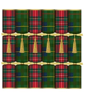 Tartan Christmas Cracker-12 Inch Long