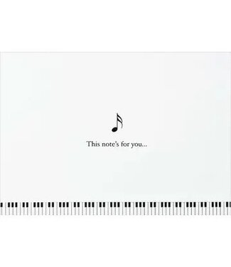 Music Note Cards
