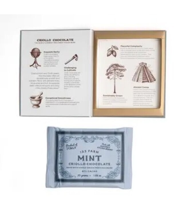 Mint Chocolate Bar | Organic Criollo | 30g