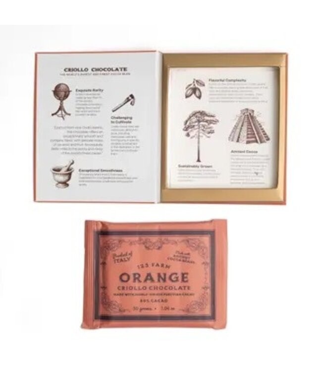 Orange Chocolate Bar | Organic Criollo | 30g