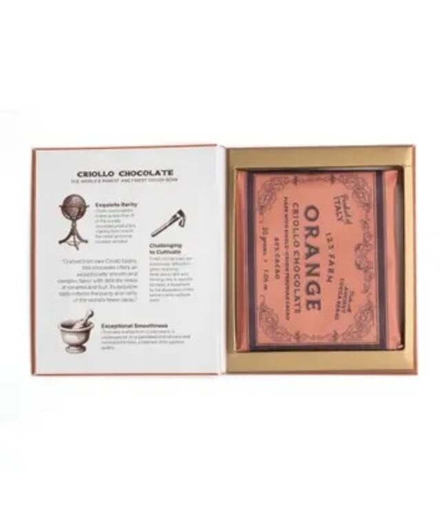 Orange Chocolate Bar | Organic Criollo | 30g
