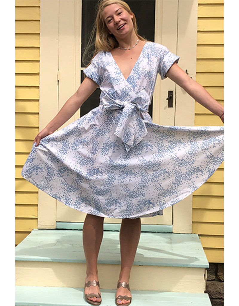 lily wrap dress