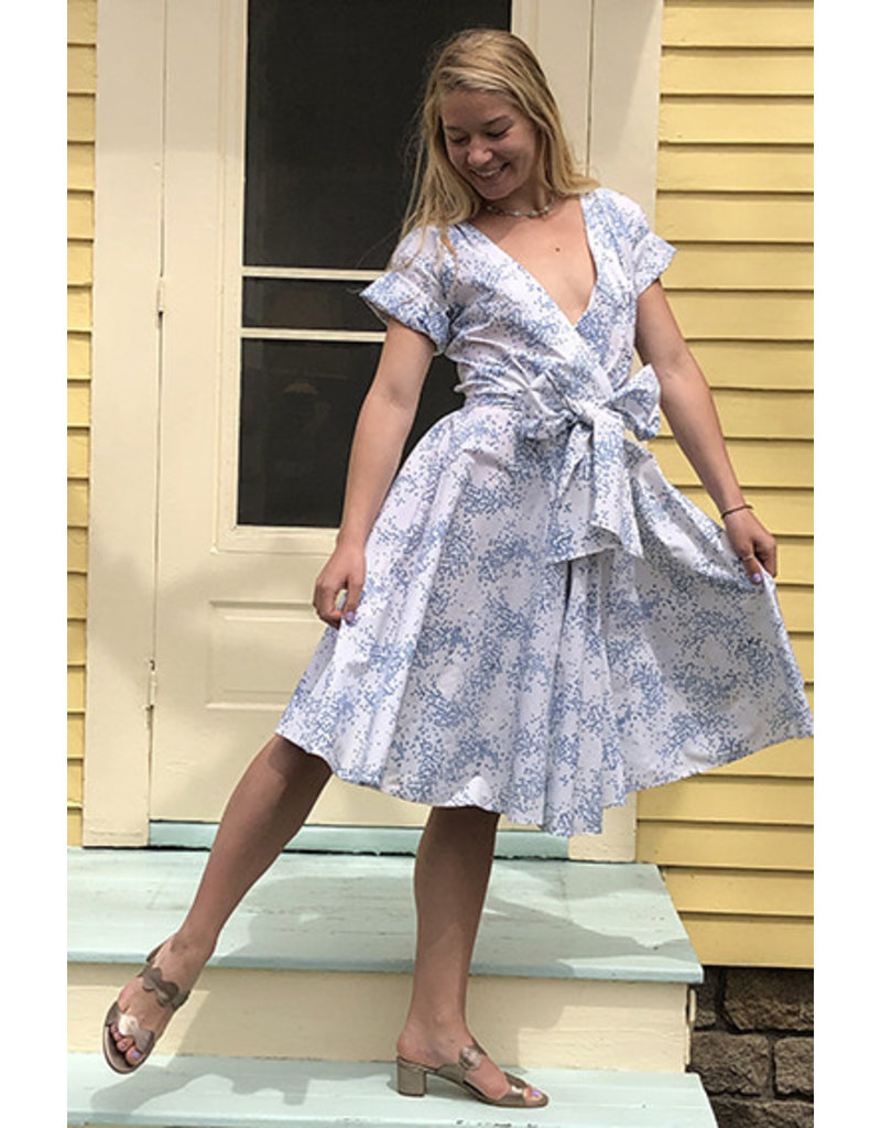 lily wrap dress