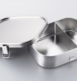 A - Stainless Steel Bento Box - 670ml Square