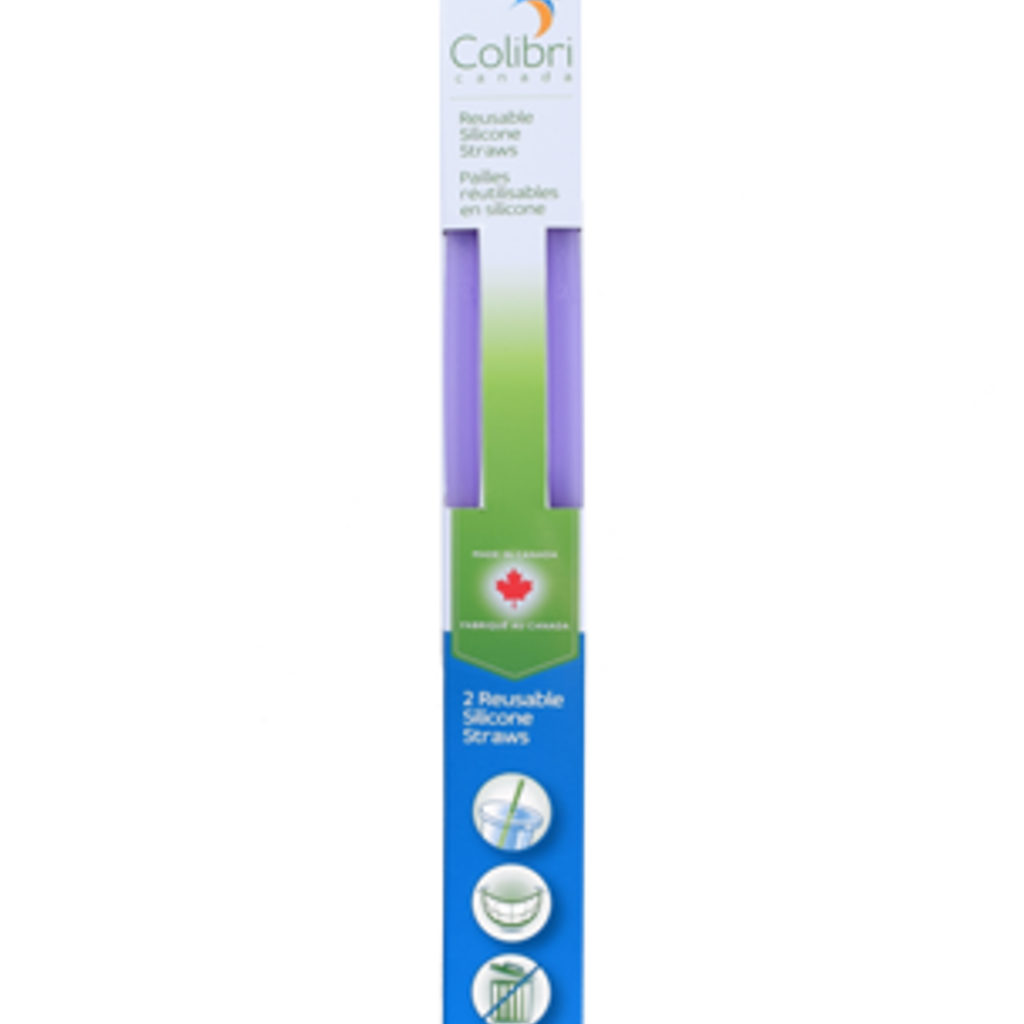 Colibri Drink - Colibri - Reusable Silicone Straws - 2 Pack