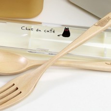 Showa Showa - Chat du Cafe - Wood Cutlery Set