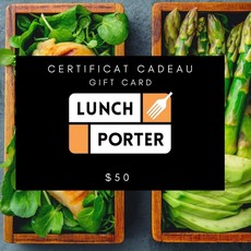 Lunch a porter Gift Card - Boutique