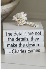 Charles Eames Book Quote-  Set of 4