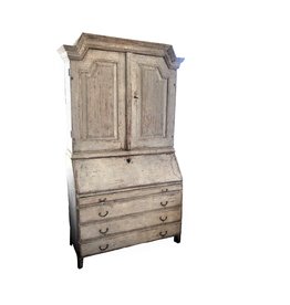 19th Century Swedish Gustavian Secretary with Library