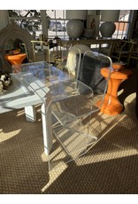Vintage Lucite Z Cantilever Chair