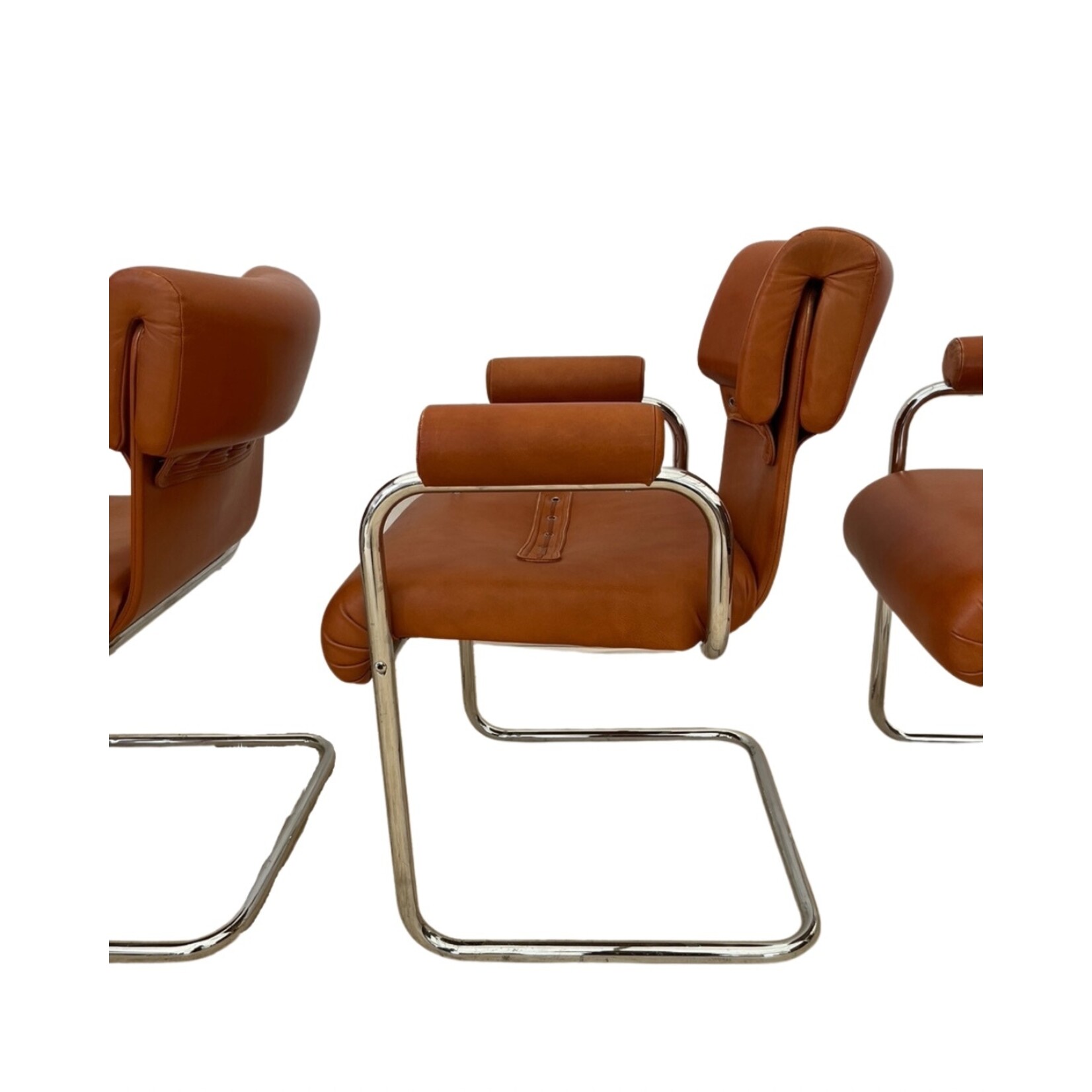 Mid-Century Modern Dining Armchairs by i4Mariani by Guido Faleschini