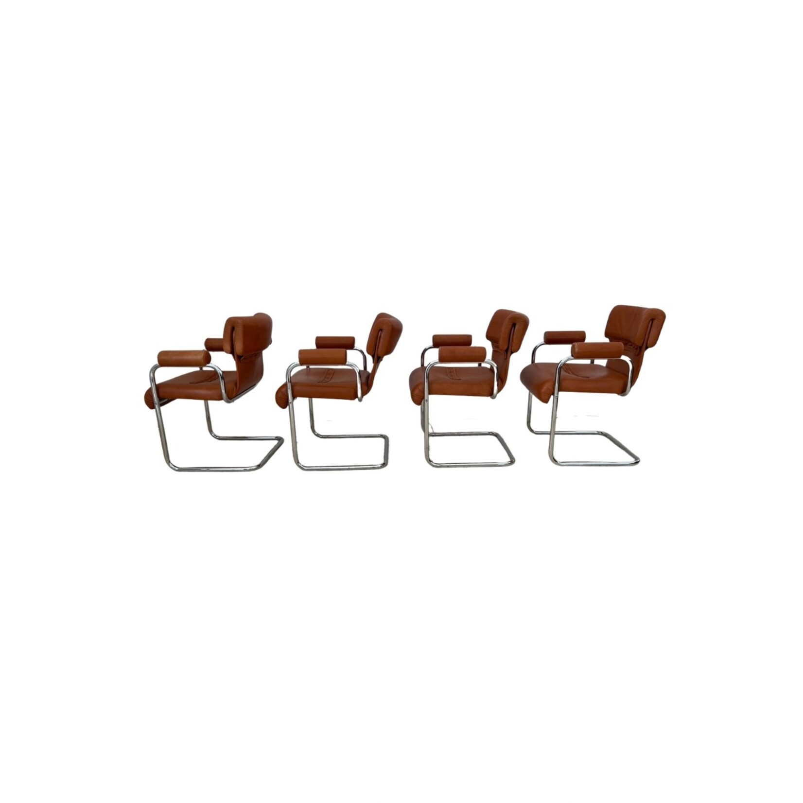 Mid-Century Modern Dining Armchairs by i4Mariani by Guido Faleschini