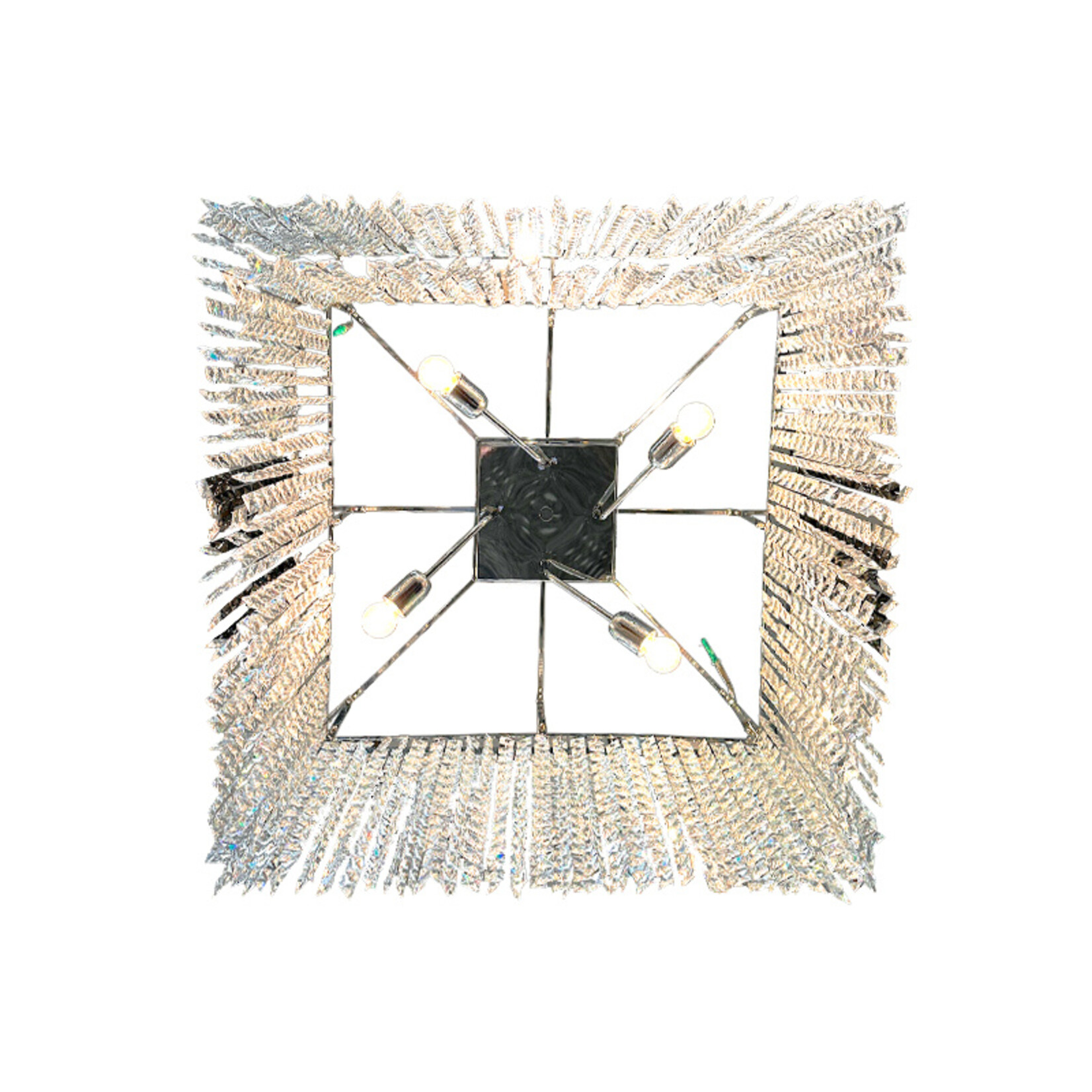 Swarovski Crystal Chandeliers by Fendi Casa, a Pair